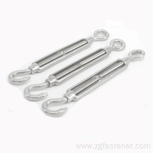 SUS304 SUS316 Stainless steel Turnuckles with eye bolt and hook bolt